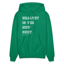 Load image into Gallery viewer, Healthy Is The New Sexy Men&#39;s Hoodie - kelly green
