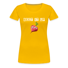 Load image into Gallery viewer, Women&#39;s  BEET IT UP T-Shirt - sun yellow
