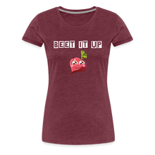 Load image into Gallery viewer, Women&#39;s  BEET IT UP T-Shirt - heather burgundy
