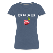 Load image into Gallery viewer, Women&#39;s  BEET IT UP T-Shirt - heather blue
